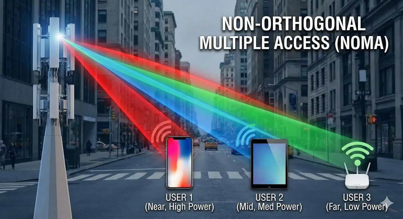 هو إيه هو NOMA (Non-Orthogonal Multiple Access)؟