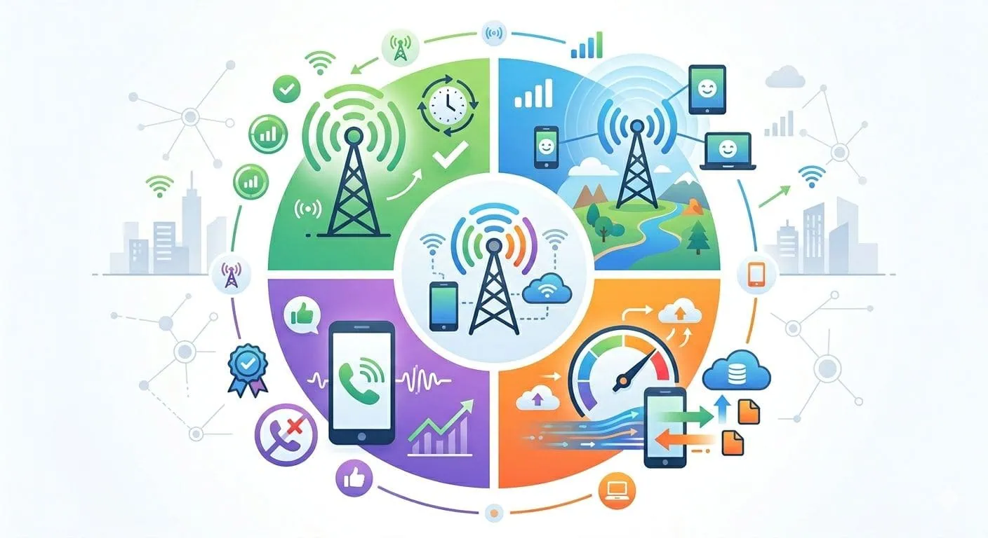 إيه أهم KPIs اللي لازم تاخد بالك منها في شبكات الموبايل؟