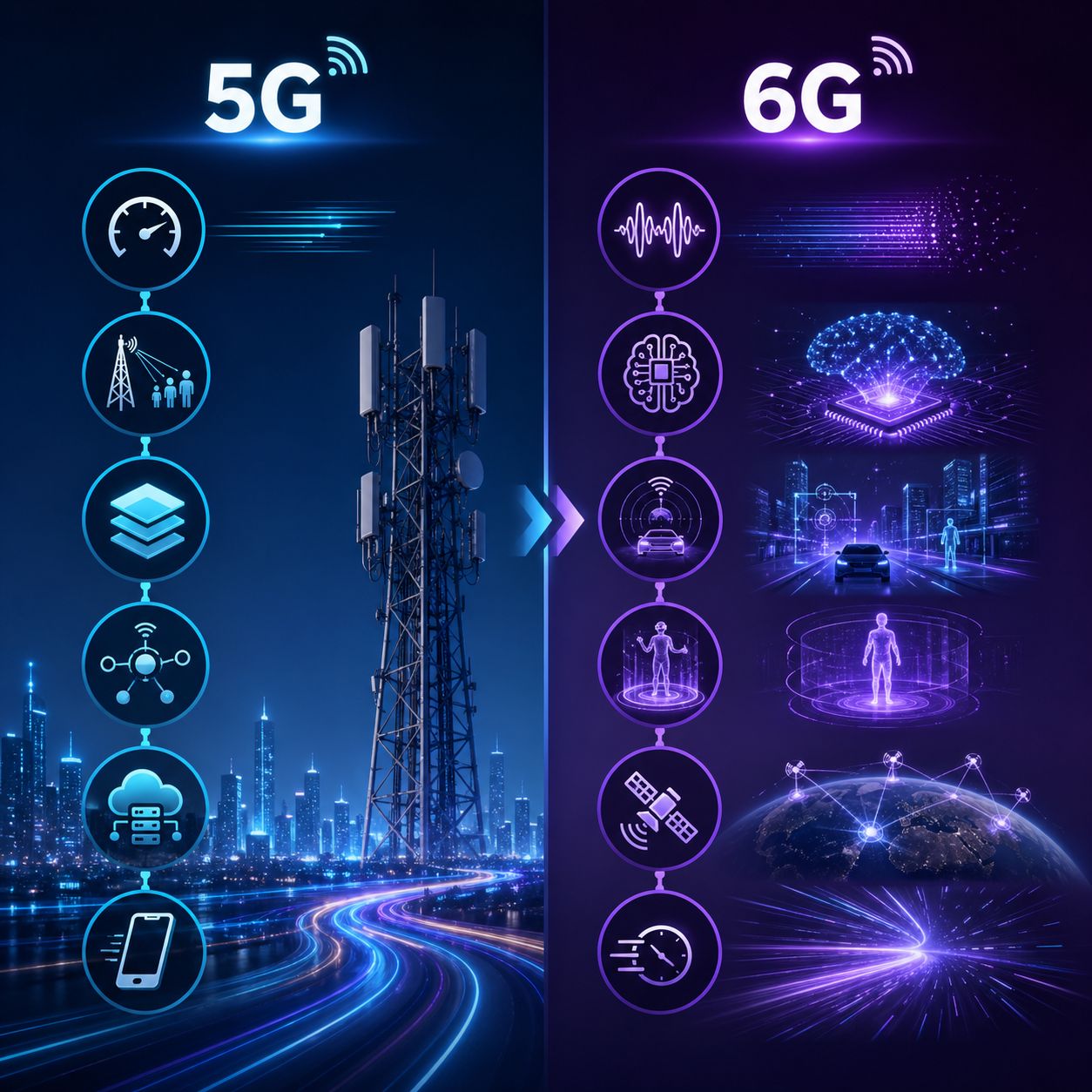 إيه اللي الـ 5G ضافه جديد عن 4G؟