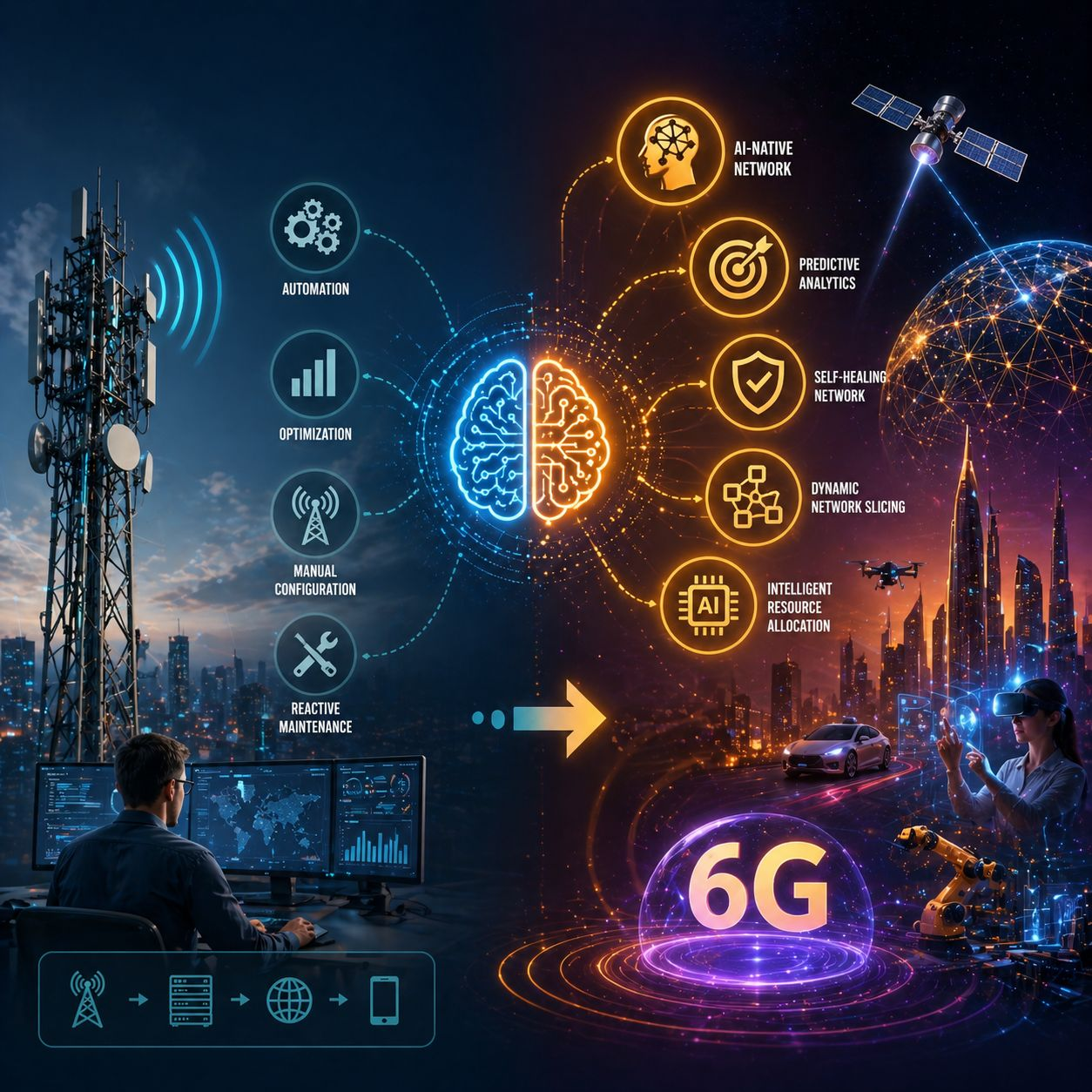 إزاي AI هيتكامل مع 6G؟