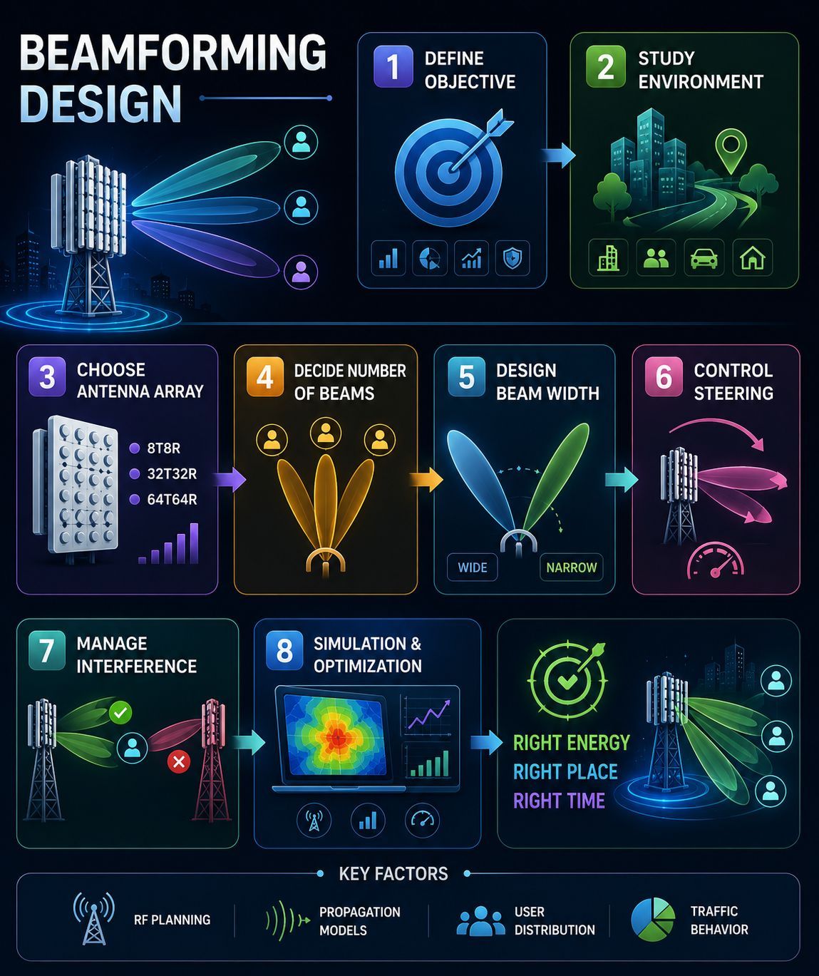 إزاي بعمل Beamforming Design
