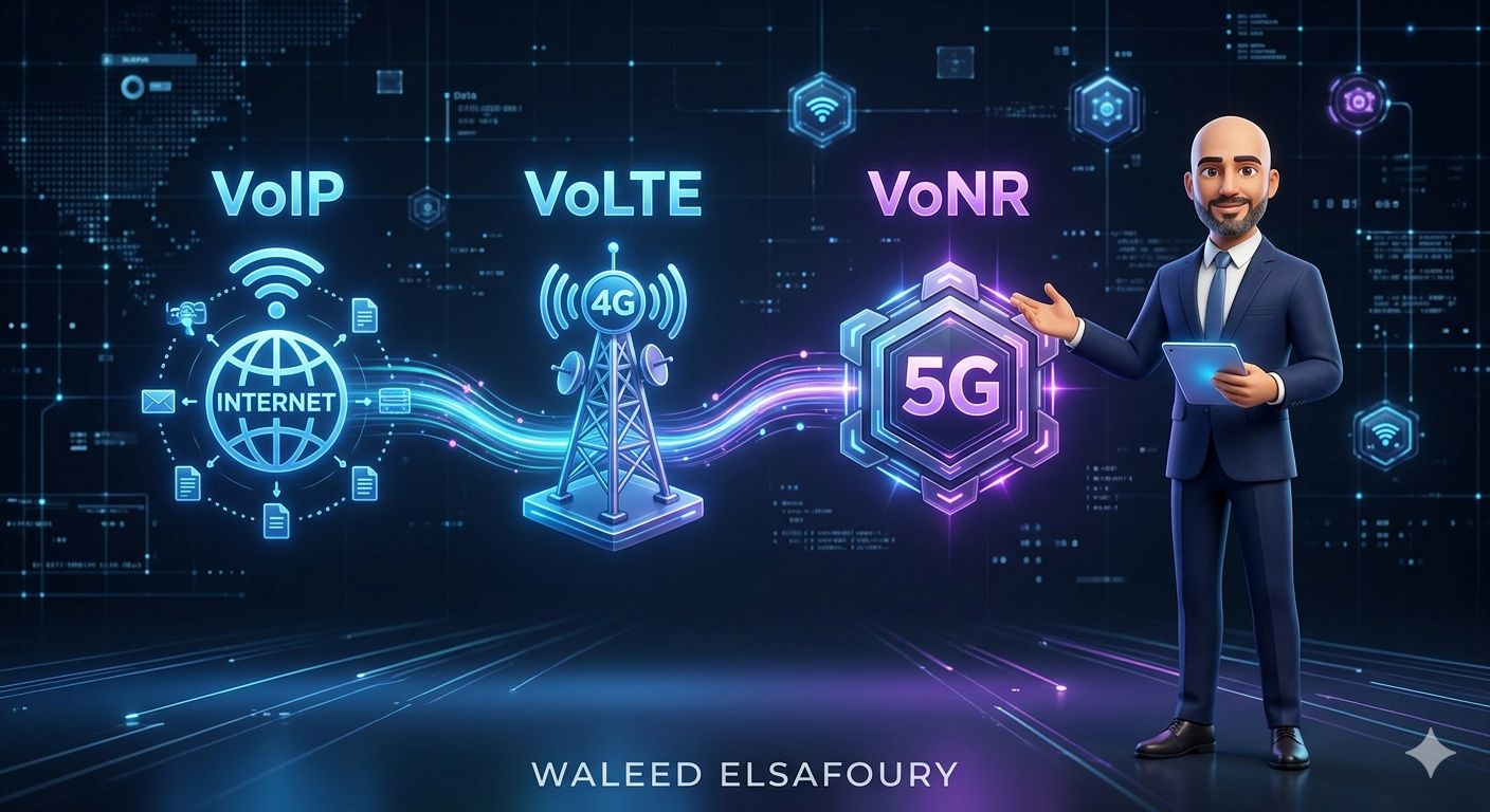 إيه الفرق بينVoIP / VoLTE / VoNR؟وإزاي الـ Voice Calls نفسها اتطورت؟
